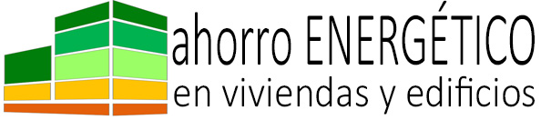 logotipo logotipo con texto ahorro energetico en edificios
